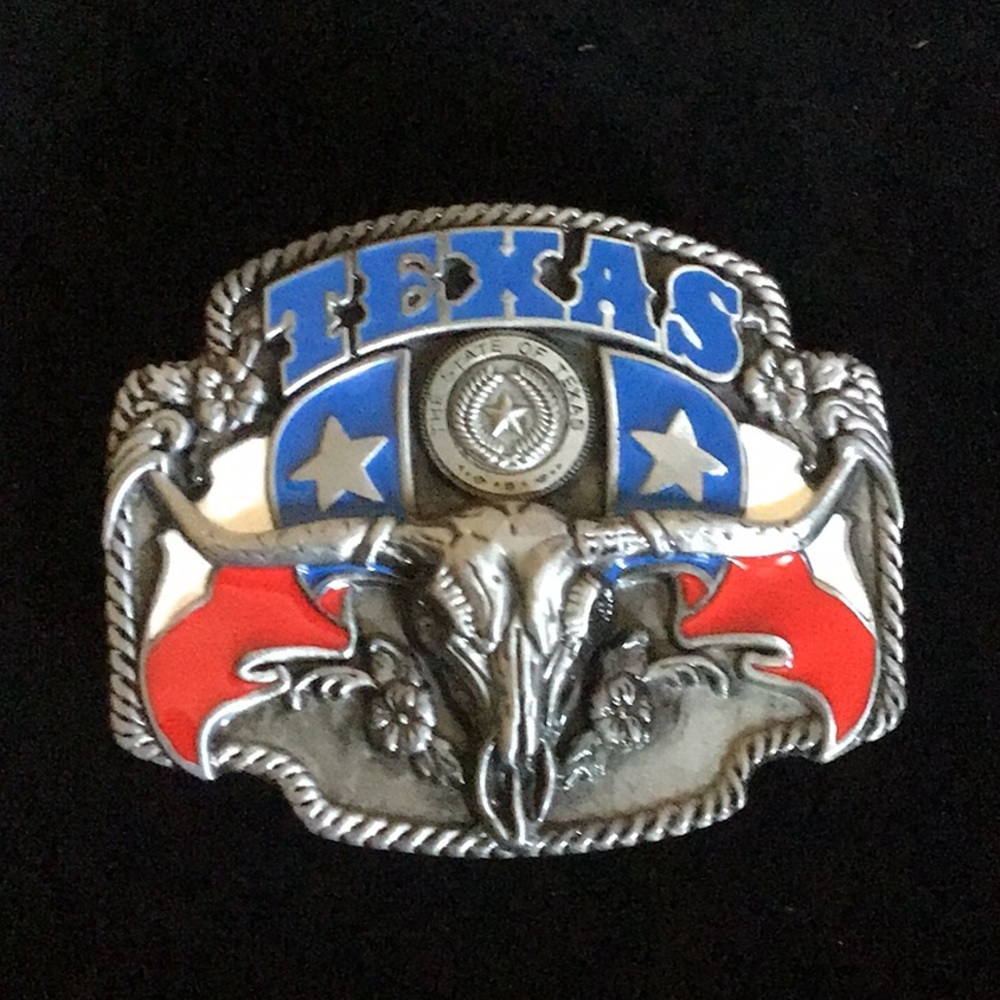 NEW Texas Longhorn Steer Head Western Belt Buckle Men Zinc Alloy